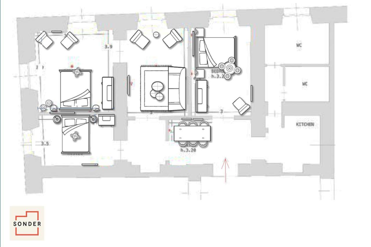 Lägenhetshotell Sonder — Stazione Termini 3*